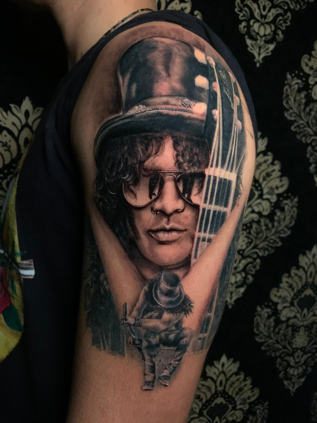 Black & gray realism — lavoro 5, Carlitos Junior Ink Roma